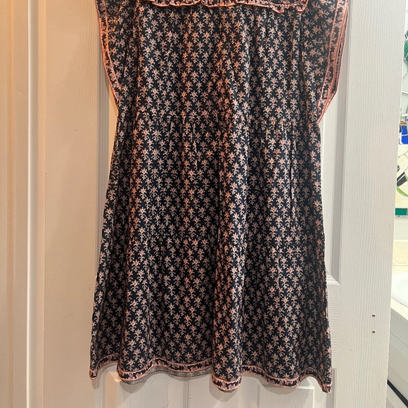 NEW SEA Girl's Jasper Smocked Dress Ditsy Floral Sleeveless NWT RUFFLE TRIM - Picture 3 of 7